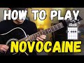 How to play Novocaine Shiloh Dynasty Guitar Tutorial