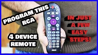 Programming / Setup This RCA 4 Device Universal Remote in....