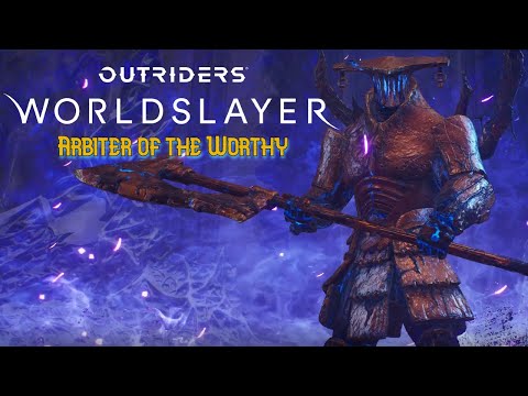 Outriders Worldslayer Endgame Arbiter of the Worthy Boss [Devastator]