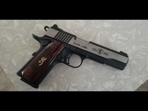Browning 1911 380 Black Label Review, Shooting, and Disassembly