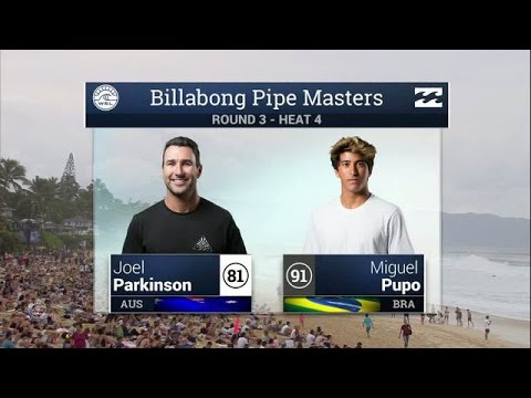 Joel Parkinson vs. Miguel Pupo - Round Three, Heat 4 - 2016 Billabong Pipe Masters