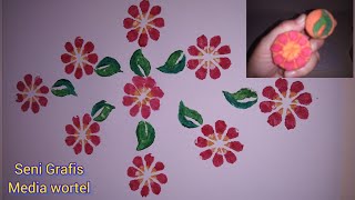 Download lagu Seni grafis cetak tinggi (media wortel)//Materi Seni rupa SMP kelas IX// Vegetable printing mp3