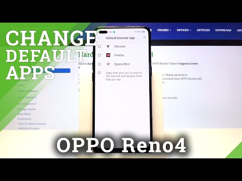 How to Set Up Default Apps in OPPO Reno 4 - Change Apps Customization