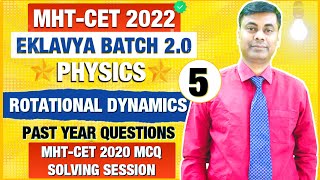 Eklavya Batch 2.0 || Rotational Dynamics Part 5 Important PYQ || Mukesh sir
