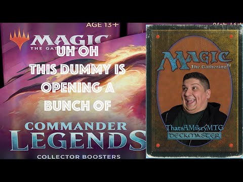 Commander Legends Collector Booster Box Opening! I'M THE FIRST TO DO THIS!