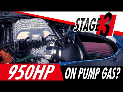 950hp Pump Gas Hellcat | Stage-3 Package Installed & Tuned