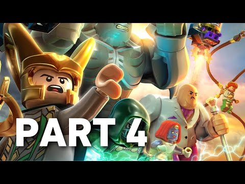 LEGO MARVEL SUPER HEROES Walkthrough Gameplay Part 4 - No Commentary PS5 [4K 60FPS]