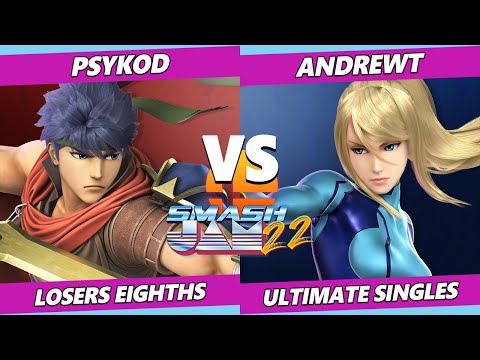 Smash Jam 22 Top 8 - PsyKoD (Ike) Vs. AndrewT (ZSS) SSBU Ultimate Tournament