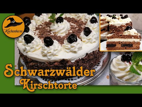 Schwarzwälder Kirschtorte ( oder als Dessert im Glas )