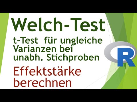 Effektstärke (Cohen's d) für Welch-Test in R berechnen - Daten analysieren in R(30)