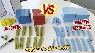 Best Base Ten Blocks for Kids LEARNING RESOURCES vs JUGGPENG Comparison
