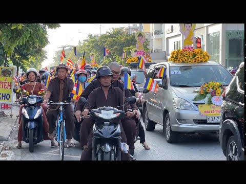 Diễu hành xe hoa kính mừng Phật đản PL.2659 – Dl.2025 - Chùa Hoằng Pháp