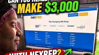 can I make $3,000 a month working with nexrep