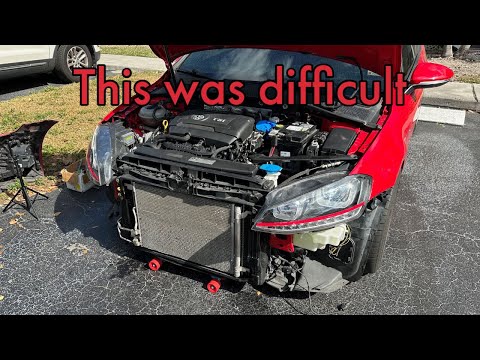 MK7 GTI intercooler INSTALL | The build continues