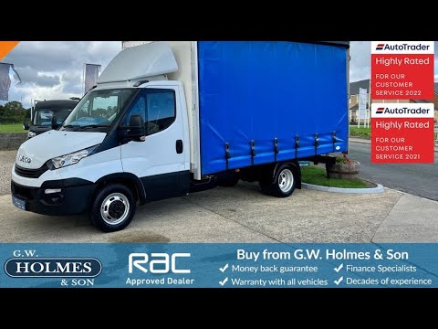 2018 68 IVECO DAILY 2.3 TD 35C14 135 BHP EURO 6 CURTAINSIDER 4.2 M **DIRECT MAJOR LEASE**