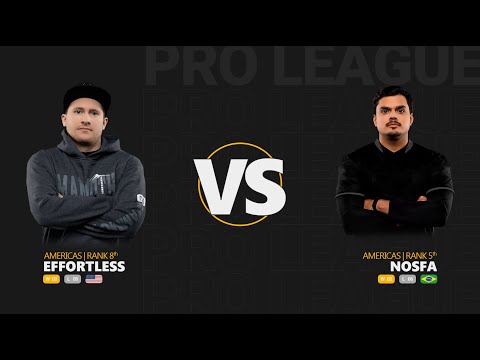 Effortless vs nosfa - Quake Pro League - Stage 1 - Week 11