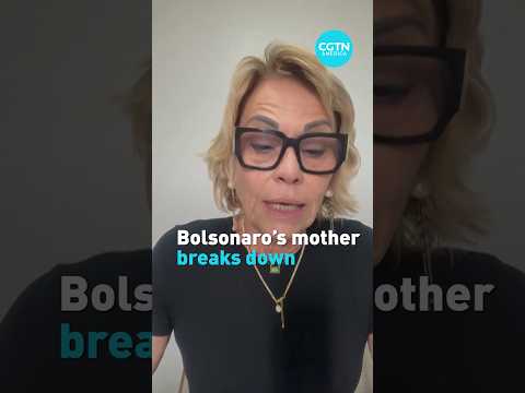 Bolsonaro’s mother breaks down over son’s departure