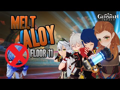 MELT ALOY GOES THROUGH FLOOR 11 (First half)