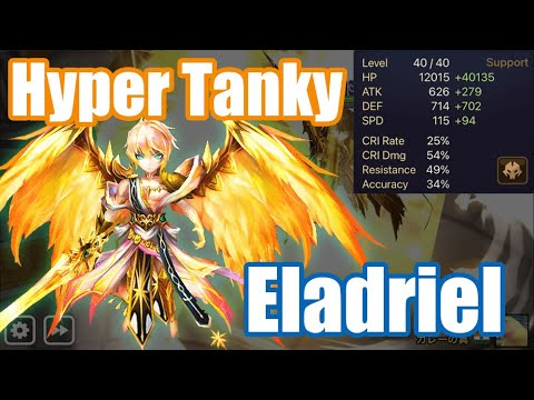 【Summoners War | Curry's RTA】Hyper Tanky Eladriel, my units endless revive!