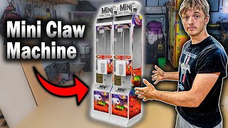 Super Mini Claw Machine Unboxing & Review! Candymachines.com