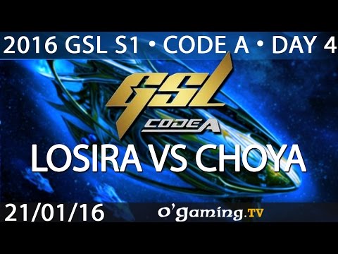 Losira vs Choya - PvZ - 2016 GSL S1 Code A - Day 4