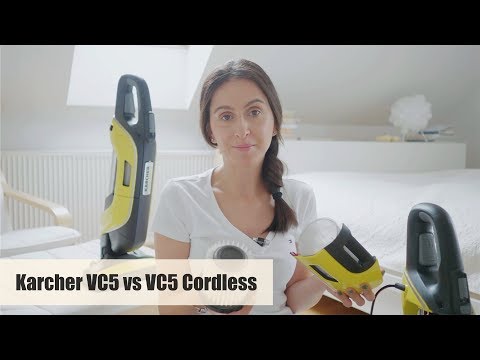 Karcher VC5 vs VC5 Cordless - porównanie odkurzaczy pionowych