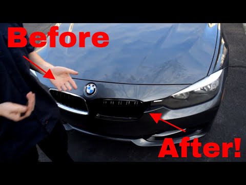 BMW F30 REMOVE YOUR KIDNEY GRILLES THE EASY WAY