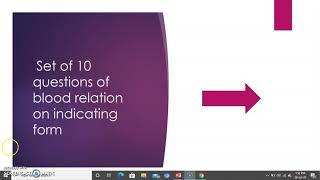 Blood Relation part 3 Reasoning tricks/ Indicating form questions and answers