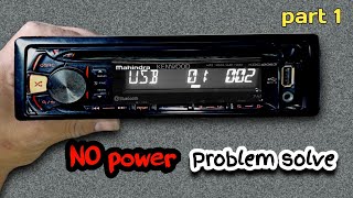 Kenwood car stereo no power on problem solve car stereo