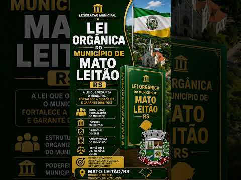 LEI ORGÂNICA DE MATO LEITÃO/RS