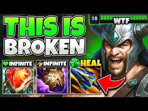 Tryndamere but I have UNLIMITED AD and health with this build... (FINAL BOSS TRYND)