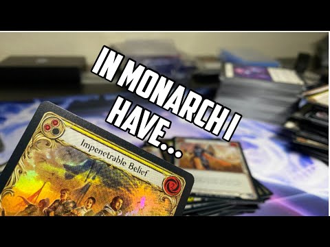 I believe in Monarch First Edition. - Flesh and Blood TCG FABTCG