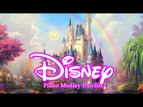 The Ultimate Disney Medley Piano Playlist 🍀 Smooth Music For Relax / Study / Sleep