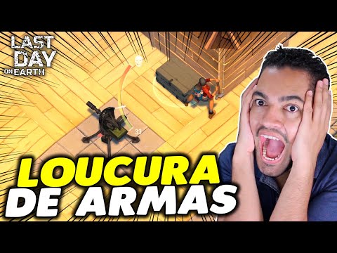 ACHEI UMA LOUCURA DE ARMAS NA INVASÃO - Last Day On Earth