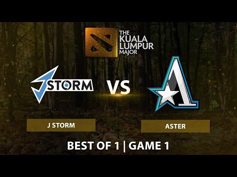 Aster vs J Storm BO1 Playoffs | Game 1 | The Kuala Lumpur Major