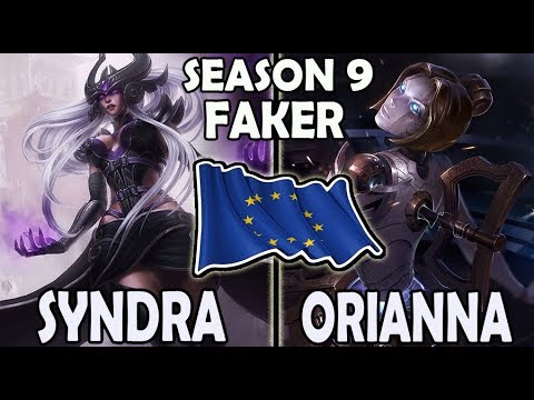 SKT T1 Faker SYNDRA vs ORIANNA [ MID ] Lol Master EUW