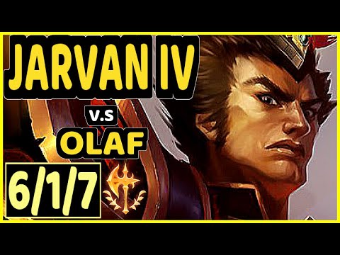 CAOS (JARVAN IV) vs OLAF - 6/1/7 KDA JUNGLE CHALLENGER GAMEPLAY - BR