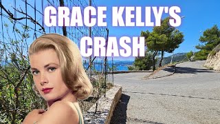 GRACE KELLY&#39;S GRAVE and the mystery surounding her car crash