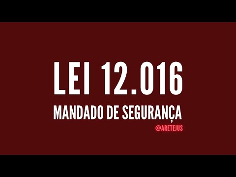 Lei 12.016 Mandado de Segurança em Audiobook