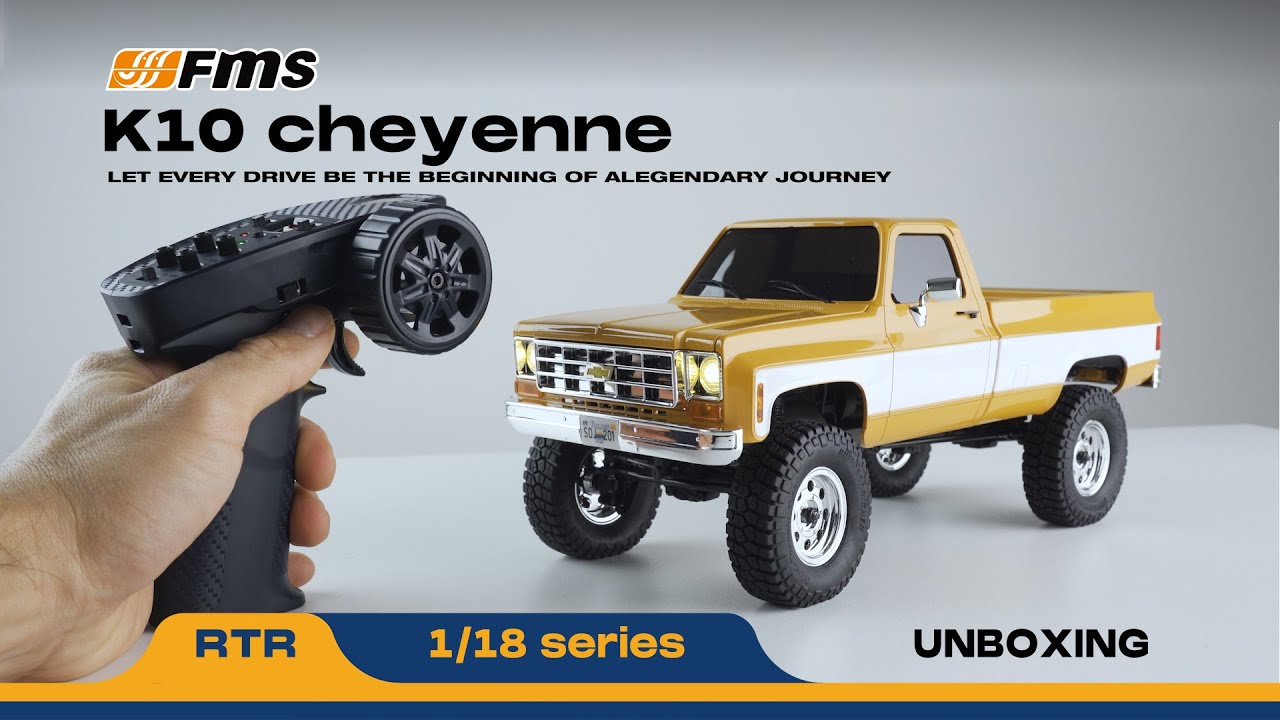 【新品】FMS 1/18 RCクローラー FCX18 Chevrolet K10 Amazon.com: FCX18 FMS 1/18 Chevrolet K10 RC Truck, Officially