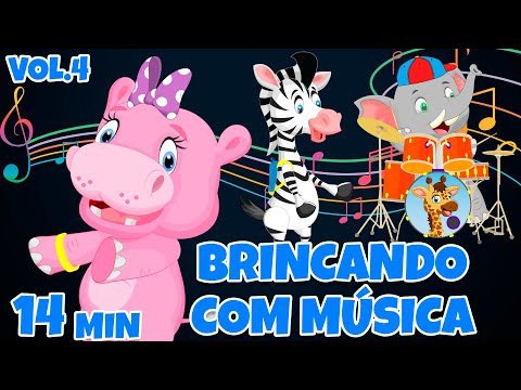 Brincando com Música Vol. 4 - Giramille 14 min | Desenho Animado Musical