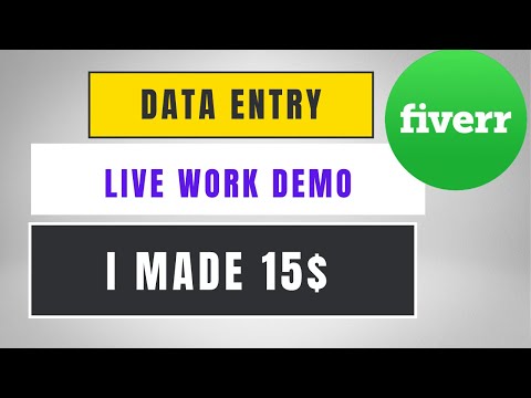 Virtual Assistant Data Entry work demo for beginners on Fiverr | Upwork with practice file
