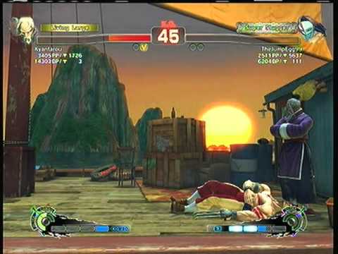 SSF4AE: Gen (Kyantarou) vs. Vega (TheJumpEgg99)  SD
