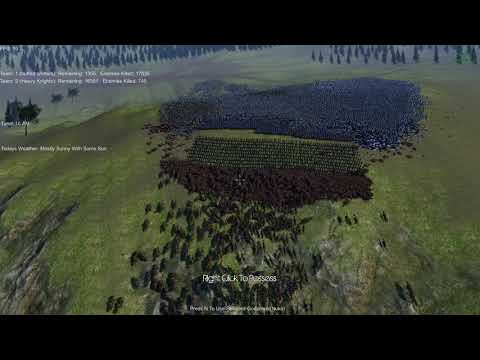 700 Buffed Archers vs 34,000 Medieval Ultimate Epic Battle Simulator