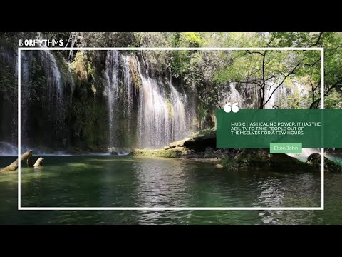 BIORHYTHMS - Meditation Music with Waterfall Sounds, Calm, Sleep & Relax Music