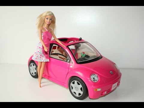 Barbie Volkswagen New Beetle Car and Doll [HD]
