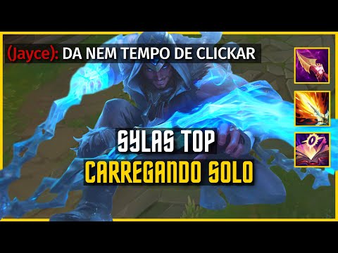 PEGUEI SYLAS TOP E CARREGUEI SOLO | [BUILD OP SEM MÍTICO] | League of Legends