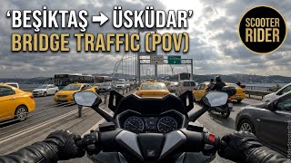 Rush to Asia! Beşiktaş to Üsküdar via Bosphorus Bridge (POV)
