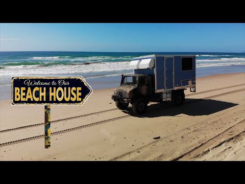 #009 Tiny house truck build //4x4 Beach Driving! (Old bar NSW)//Unimog Motorhome//Expedition Vehicle
