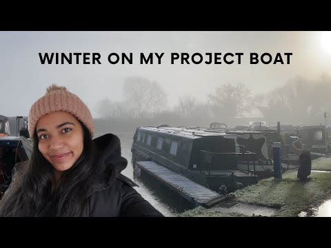 No heat on the narrowboat... Will it be liveable this winter? | Building a fireplace
